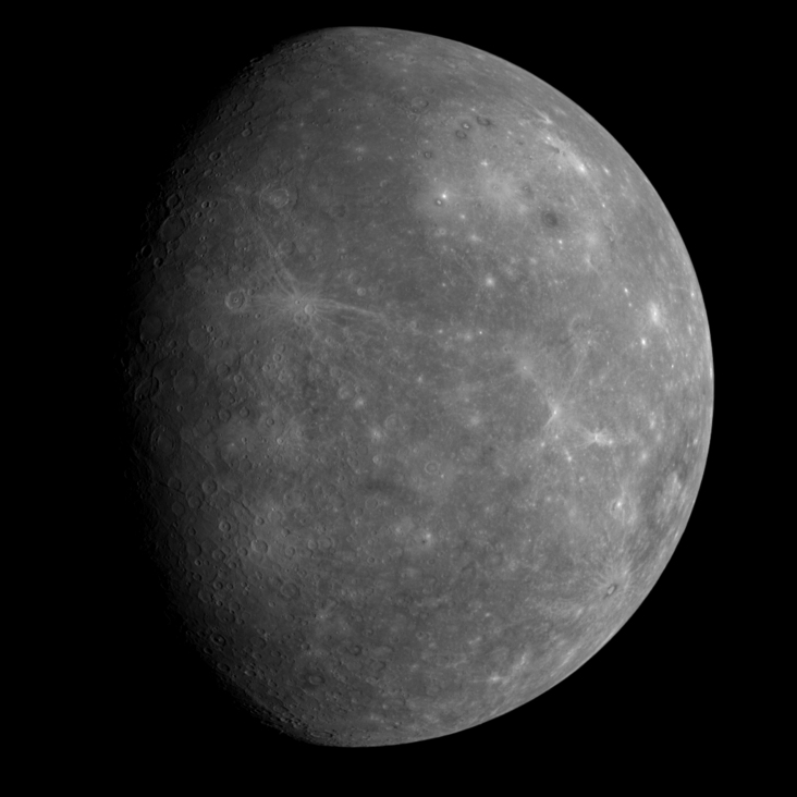 One side of Mercury.