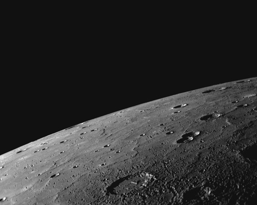 Mercury's horizon.