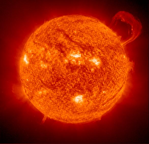 Sun With Prominence